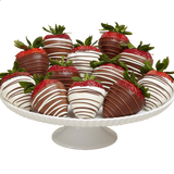 12 Gourmet Dipped Swizzled Strawberries