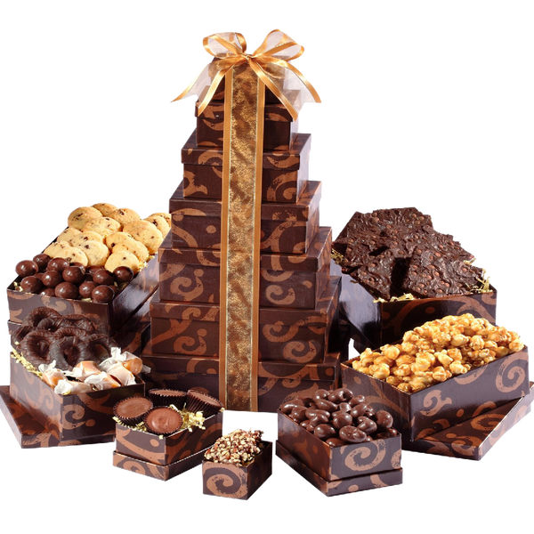 Broadway Basketeers Happy Birthday Gift Tower