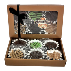 Gourmet Fudge Candy Gift Box 6 Flavors  Chocolate, Rocky Road